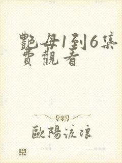 艳母1到6集免费观看