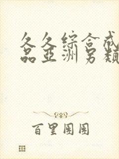 久久综合成人精品亚洲另类欧美