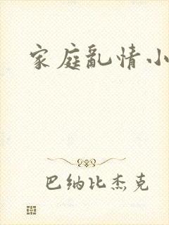 家庭乱情小说