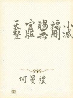 天官赐福小说完整版无删减txt下载