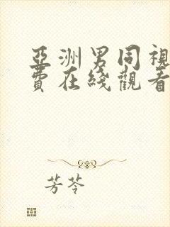 亚洲男同视频免费在线观看