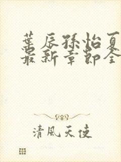 叶辰孙怡夏若雪最新章节全文封面