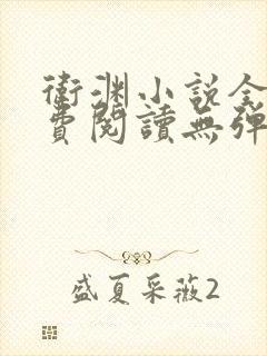 卫渊小说全文免费阅读无弹窗