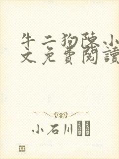 牛二狗陈小燕全文免费阅读