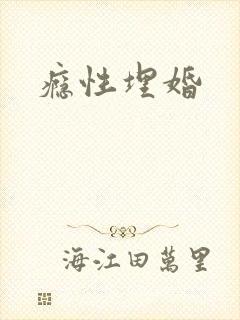 瘾性埋婚封面