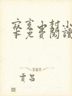 寂寞山村小说全本免费阅读