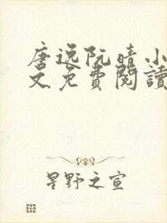 唐逸阮晴小说全文免费阅读最新章节