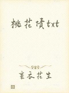 桃花债txt封面