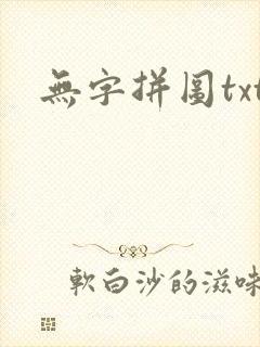 无字拼图txt