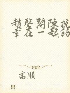 赵声阁陈挽哪一章在一起的