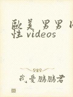 欧美 男男 同性 videos