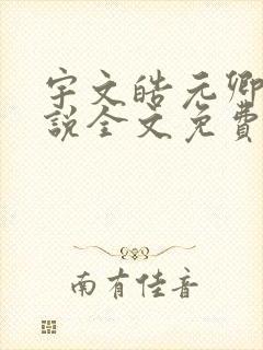 宇文皓元卿凌小说全文免费阅读