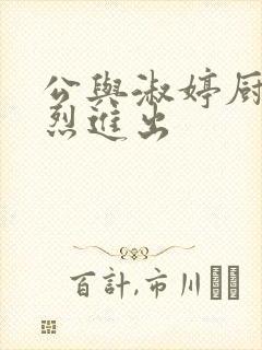 公与淑婷厨房猛烈进出