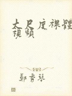 大尺度裸体写真视频