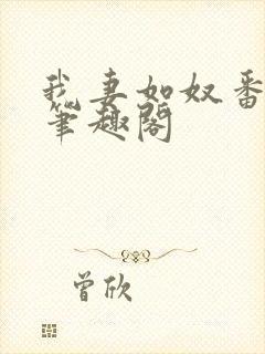 我妻如奴番外篇笔趣阁封面