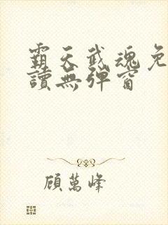 霸天武魂免费阅读无弹窗