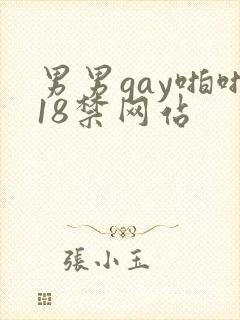 男男gay啪啪18禁网站