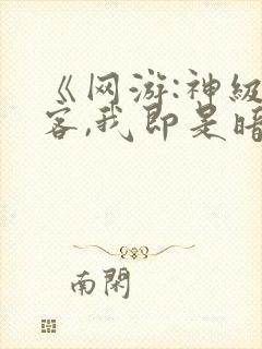 《网游:神级刺客,我即是暗影》封面