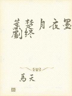 叶楚月夜墨寒全剧终封面