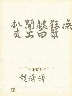 扒开腿狂操女人爽出白浆