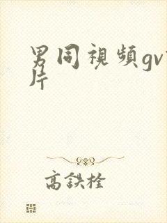 男同视频gv钙片