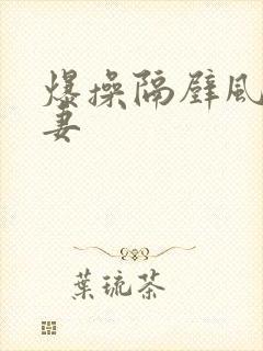 爆操隔壁风骚人妻封面