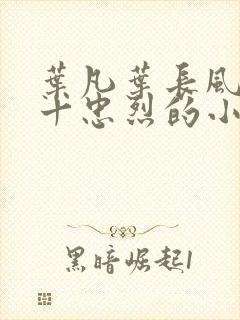 叶凡叶长风一门十忠烈的小说小说