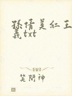 孙倩美红王申高义txt