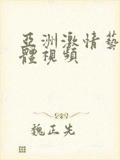 亚洲激情艺术裸体视频