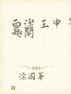 白洁 王申 笔趣阁封面