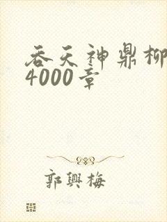 吞天神鼎柳无邪4000章封面