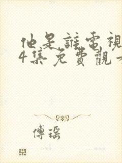 他是谁电视剧24集免费观看