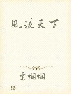 风流天下封面