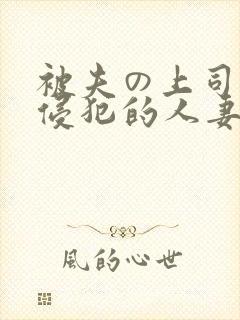被夫の上司持久侵犯的人妻封面