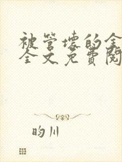 被管坏的金丝雀全文免费阅读笔趣阁