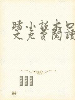 赌小说木口银全文免费阅读笔趣阁封面