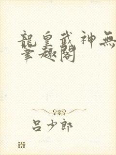 龙皇武神无弹窗笔趣阁