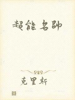 超能名帅封面