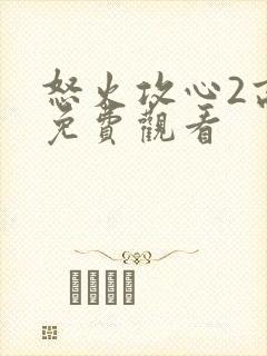 怒火攻心2高清免费观看封面