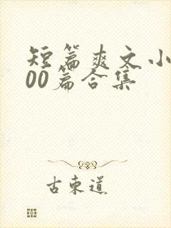 短篇爽文小说500篇合集