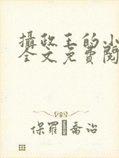 摄政王的小娇妃全文免费阅读封面