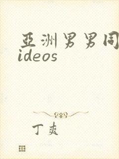 亚洲男男同性videos封面