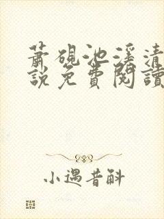 萧砚池溪清梦小说免费阅读最新章节