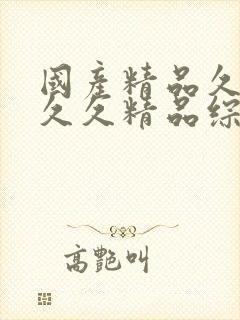 国产精品久久久久久精品综合紧