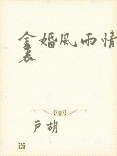 金婚风雨情演员表