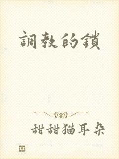 调教的锁封面