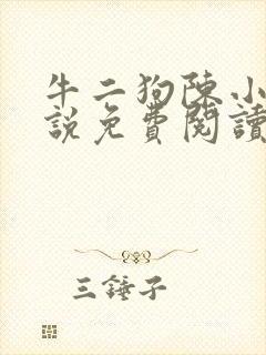 牛二狗陈小燕小说免费阅读无弹窗牛