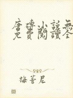 唐砖小说无弹窗免费阅读全文