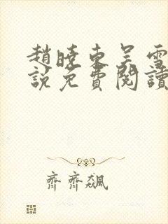 赵晓东吴雪晴小说免费阅读封面