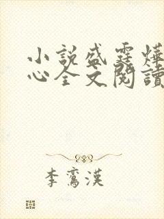 小说盛霆烨初之心全文阅读无弹窗封面